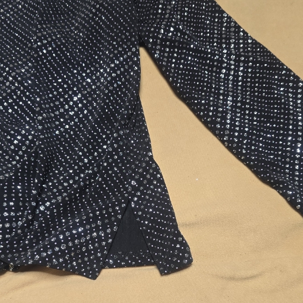 Notations Black and Silver Patterned Sweater - image 6